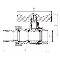 Кран Frap G214 3/4FM