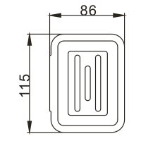 Мыльница Frap F3802-2