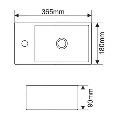 Раковина Melana MLN-7782B